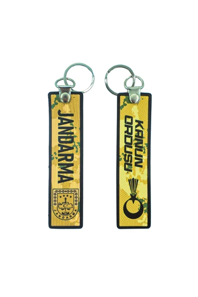 Kanun Ordusu Jandarma Kamuflaj Anahtarlık 3D, (12 cm uzunluğunda x 3 cm genişliğinde ) 1. Kalite ürün görseli