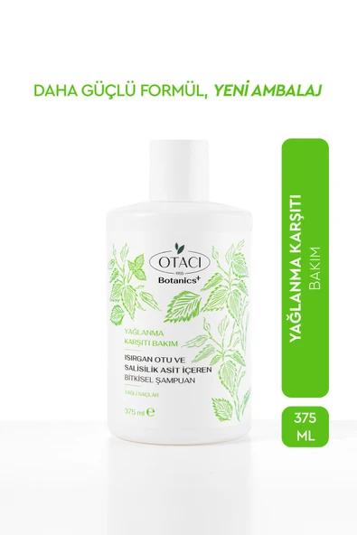 Botanics + Yağlanma Karşıtı Bakım - Isırgan Otu ve Salisilik Asit İçeren Bitkisel Şampuan ürün görseli 1