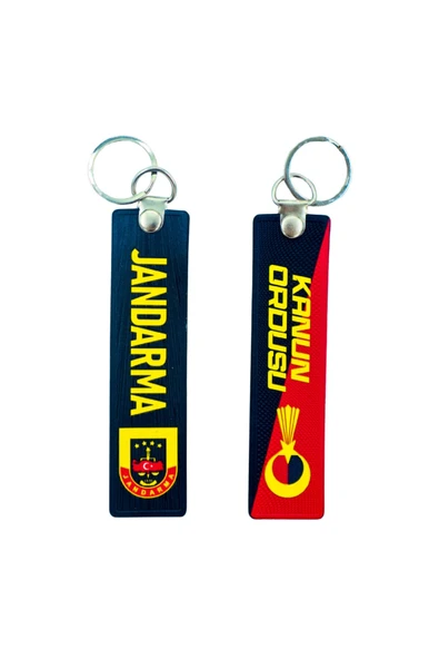 Kanun Ordusu Jandarma Asayiş Anahtarlık 3D, (12 cm uzunluğunda x 3 cm genişliğinde ) 1. Kalite ürün görseli