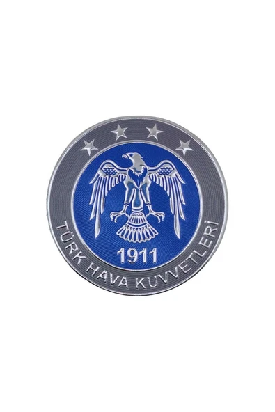 Türk Hava Kuvvetleri Arması 3D, 2025 Yeni Tip, Cırtlı, Standart Ölçü, 1.sınıf Kalite ürün görseli