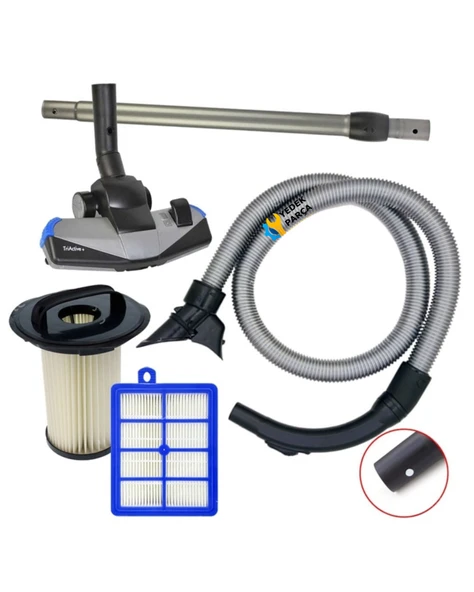 Philips Uyumlu FC 9225 Marathon Hortumu TriActive Başlık Boru Filtre Set ürün görseli 1