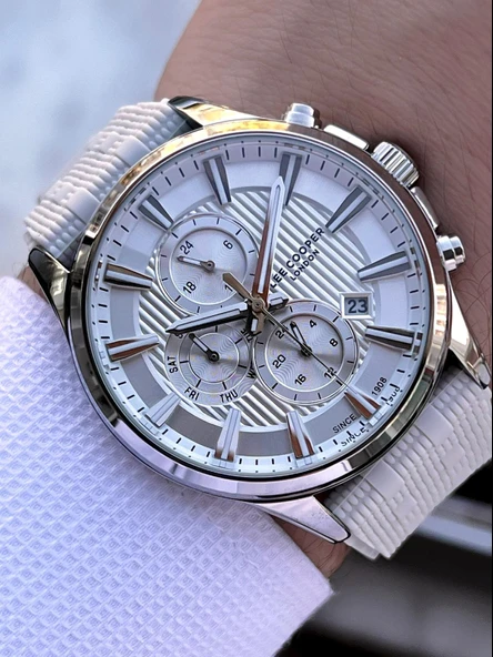 Lee Cooper 3 Atm Suya Dayanıklı Özel Tasarım Erkek Kol Saati VS.BLKT.0504 - Resim 2