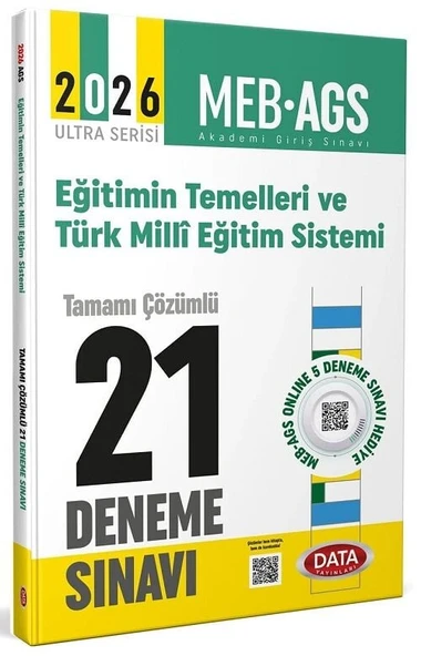 Data 2026 MEB-AGS Eğitimin Temelleri ve Türk Milli Eğitim Sistemi 21 Deneme Çözümlü Ultra Serisi Data Yayınları ürün görseli 1