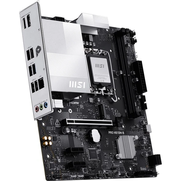 MSI H810M-B PRO DDR5 HDMI/DP 1851P ANAKART - Resim 2