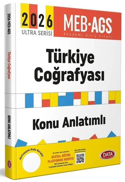 Data 2026 MEB-AGS Türkiye Coğrafyası Konu Anlatımlı Ultra Serisi Data Yayınları - 1