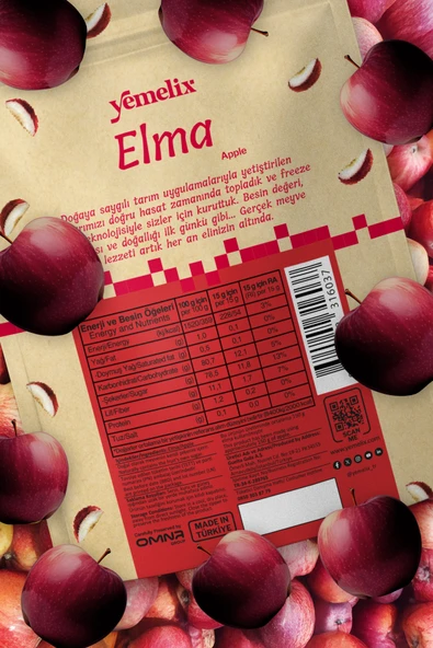 Freeze Dried 3'lü Mix Avantaj Paketi Dondurularak Kurutulmuş Muz-Şeftali-Elma Kuru Meyve Cipsi - Resim 5