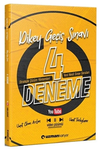 Uzman Kariyer DGS Video Çözümlü 4 Deneme