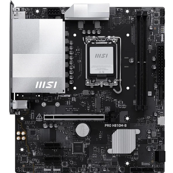 MSI H810M-B PRO DDR5 HDMI/DP 1851P ANAKART ürün görseli