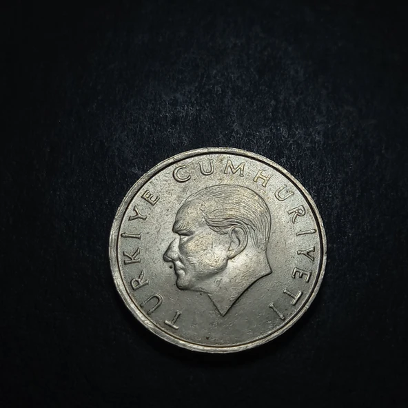 Escoines 3996368bb851f5016d 1998 10bin Lira çt+ Bakır-çinko-nikel para - Resim 3