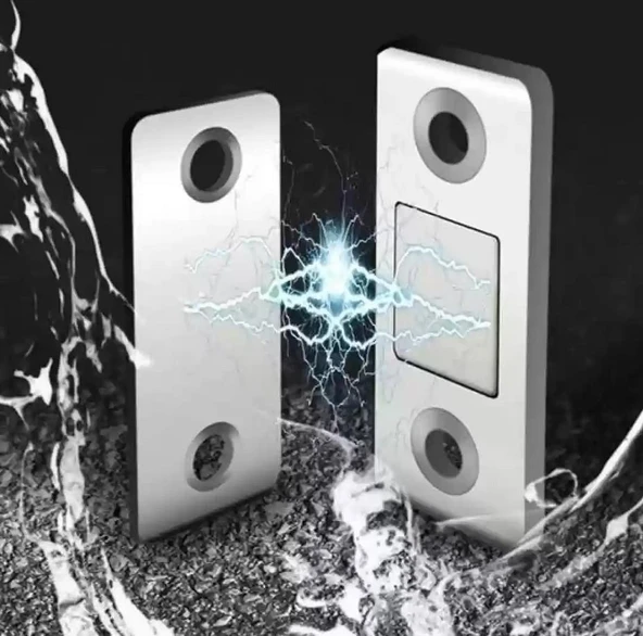 Zhltools 2 Çift Çok Amaçlı Kapı Kapak Dolap Çekmece Mobilya Durdurucu Kapatıcı Mıknatıslar - Resim 7