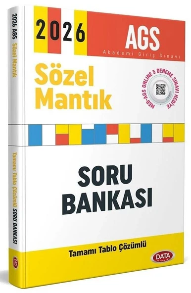 Data 2026 MEB-AGS Sözel Mantık Soru Bankası Çözümlü Data Yayınları ürün görseli