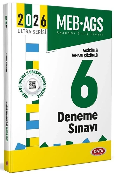 Data 2026 MEB-AGS Tüm Dersler 6 Deneme Fasiküllü Çözümlü Ultra Serisi Data Yayınları ürün görseli 1