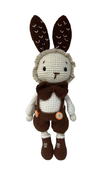 Leo Tavşan Amigurumi Organik Oyuncak - 1