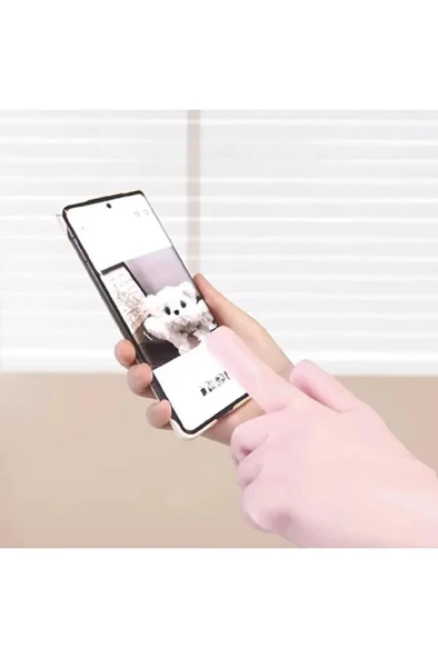 1 Çift Silikon El Nemlendirici Eldiven Çatlak Kuruluk Önleyici Jel Krem Peeling Bakım Eldiveni - 6