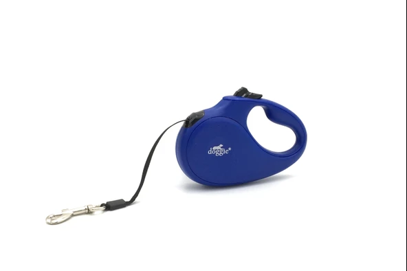 Doggie Master Seri Otomatik Makaralı Köpek Gezdirme 12 kg / 3 M Mavi - Resim 2