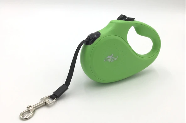 Doggie Master Seri Otomatik Makaralı Köpek Gezdirme 25 kg / 5 M Yeşil - Resim 3