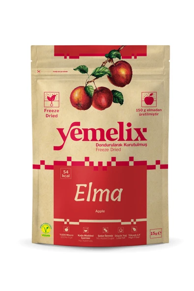 Freeze Dried Elma Kuru Meyve Cipsi - Dondurularak  Kurutulmuş Elma 15G ürün görseli 1