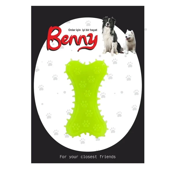 Benny Köpek Oyuncağı Kemik 5.5 x 10 cm Çeşitli Renklerde - Resim 3