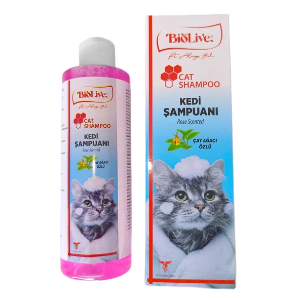 Biolive Çay Ağacı Özlü Kedi Şampuanı 200ml - 2