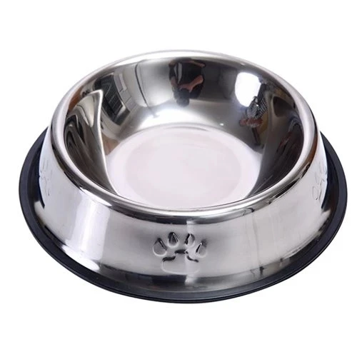 Markapet Pati Desenli Çelik Mama ve Su Kabı 8 Oz 250 ml 15 cm ürün görseli 1