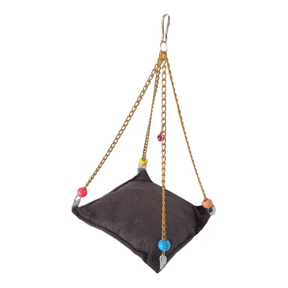 Markapet Zincirli Yataklı Kuş Hamağı Antrasit Renkte - 3