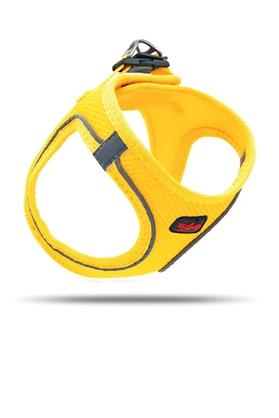 Tailpetz Air Mesh Köpek Göğüs Tasması XSmall 32x36 cm Yellow - Resim 2