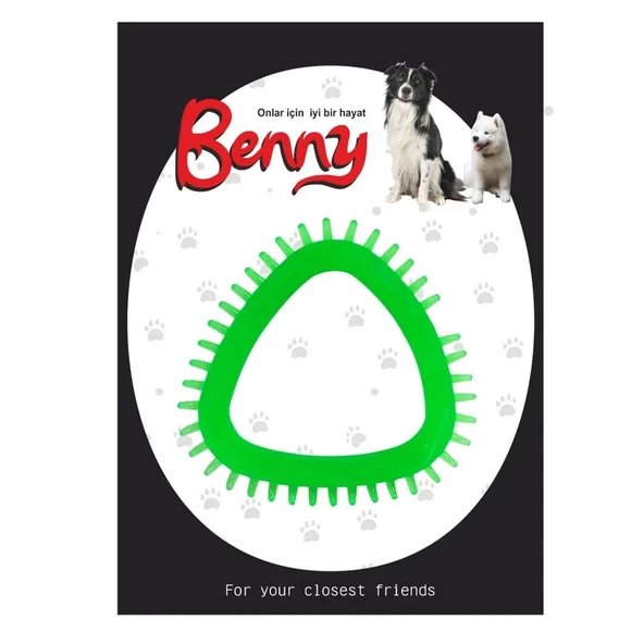 Benny Köpek Oyuncağı Üçgen 8 x 8.5 cm Çeşitli Renklerde - 3