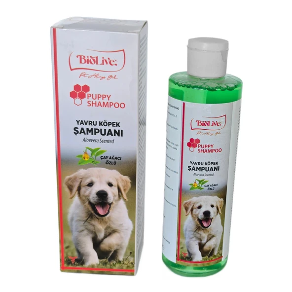 Biolive Puppy Çay Ağacı Özlü Yavru Köpek Şampuanı 200ml - 2