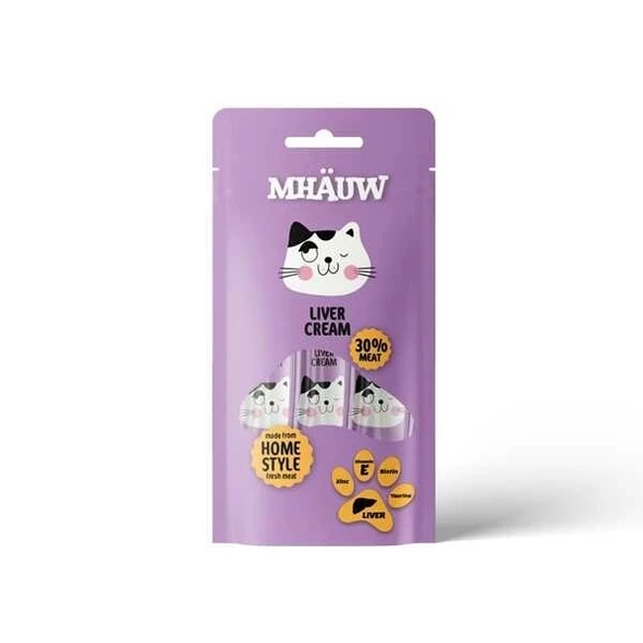 Mhauw Ciğerli Kedi Ödül Maması 4x15 Gr ürün görseli 1