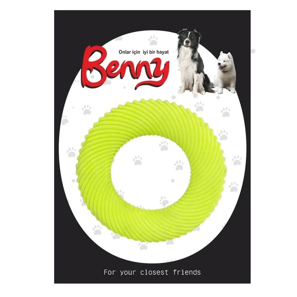 Benny Köpek Oyuncağı Yuvarlak 9,5 cm Çeşitli Renklerde - Resim 3