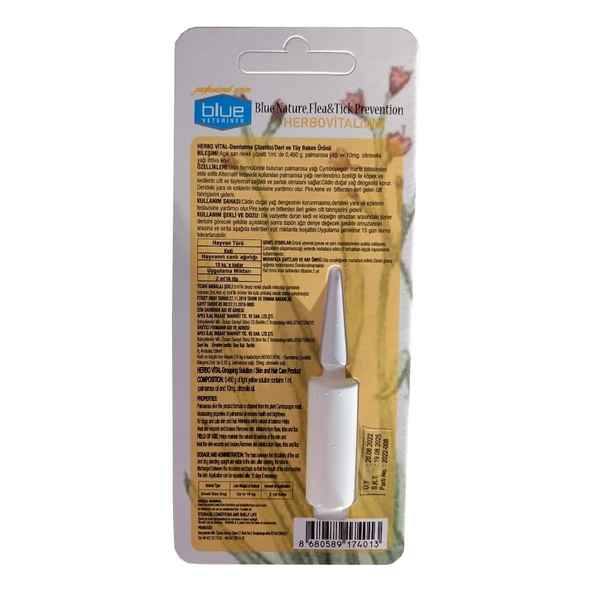 Herbiovital Bitkisel Kedi Damlası 2 ml ( 2 ADET ) - 3