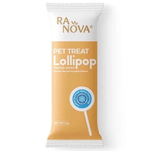 Ranova Kabak Aromalı Dondurularak Kurutulmuş Kedi Ödülü Lolipop 1.4 Gr - 2