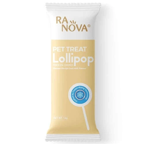 Ranova Keçi Sütlü Dondurularak Kurutulmuş Kedi Ödülü Lolipop 1.4 Gr - 2