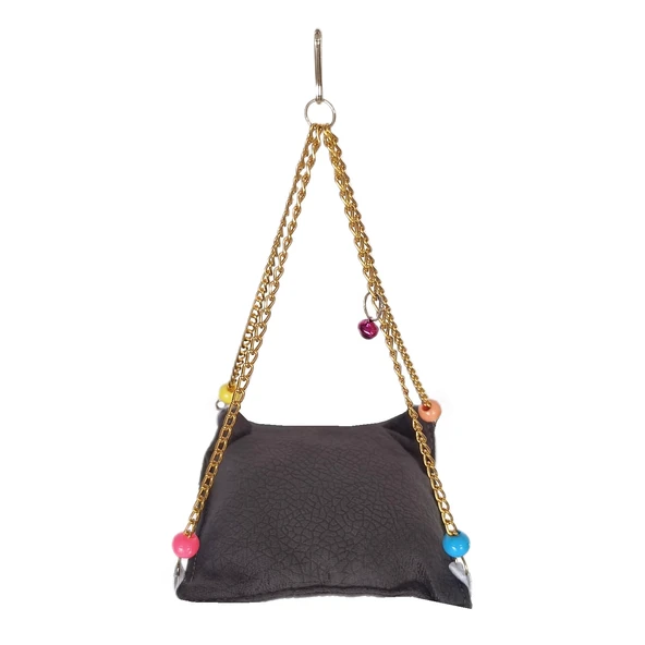 Markapet Zincirli Yataklı Kuş Hamağı Antrasit Renkte - 4