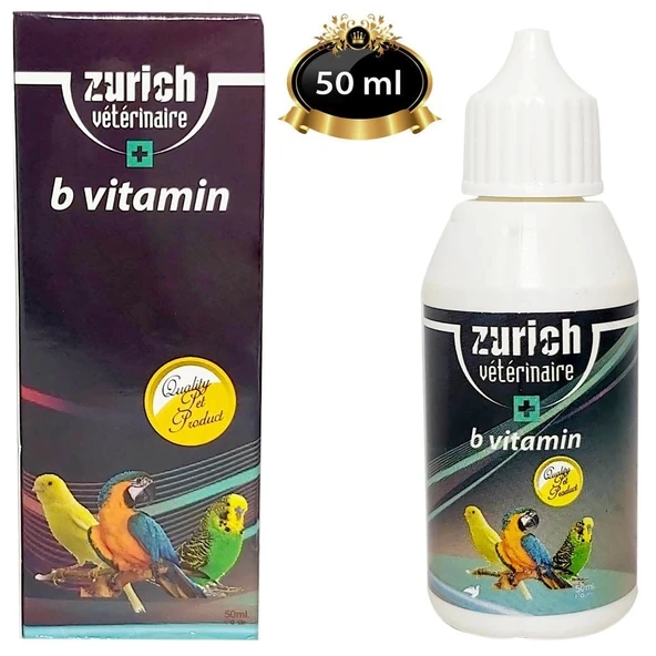 Zurich Kuşlar İçin B vitamini 50 ml - Resim 2