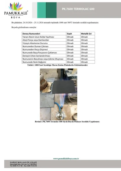 Manas 600 Derece Isıya Dayanıklı Soba Boyası 20 Kg Siyah - 5