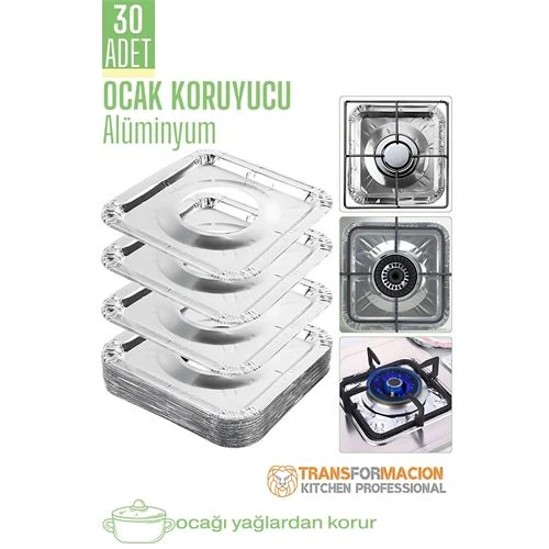 Modacar Ocak Koruyucu Folyo - Kızartma Yemek Yağ Koruyucu Folyo 30 ADET - 1