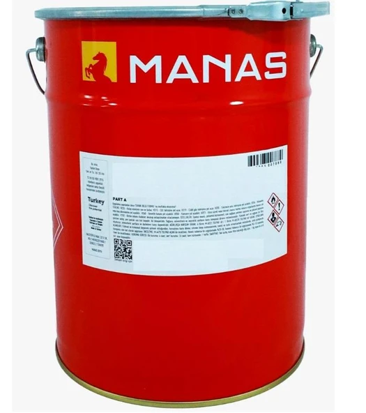 Manas 600 Derece Isıya Dayanıklı Soba Boyası 20 Kg Siyah