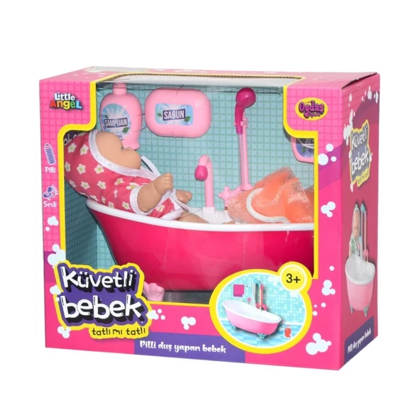 Çocuk 02605 Oydaş,  Pilli Küvette Duş Yapan Bebek - 5