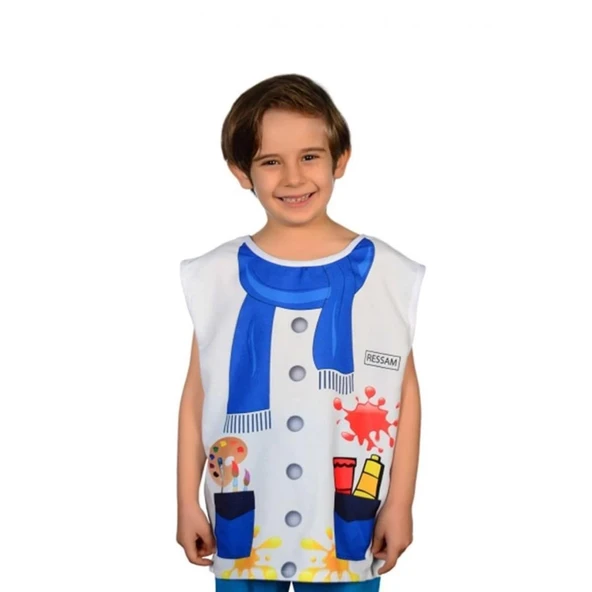Çocuk AND-5112 Ressam Kostümü - 4