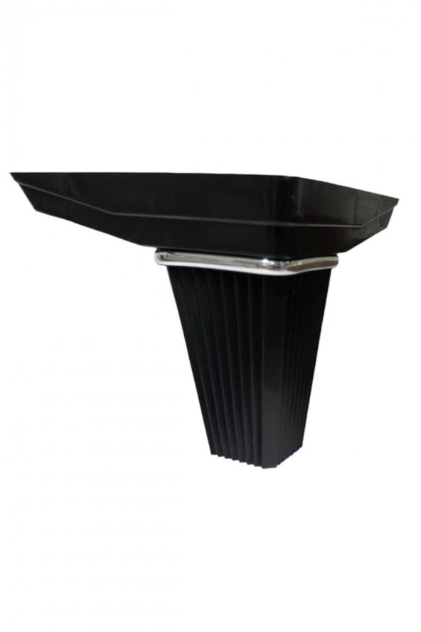 Koltuk Ayağı Oturma Grubu Komidin Tv Ünitesi Çekyat Baza Ayağı Siyah 12cm 1 Adet - Resim 6