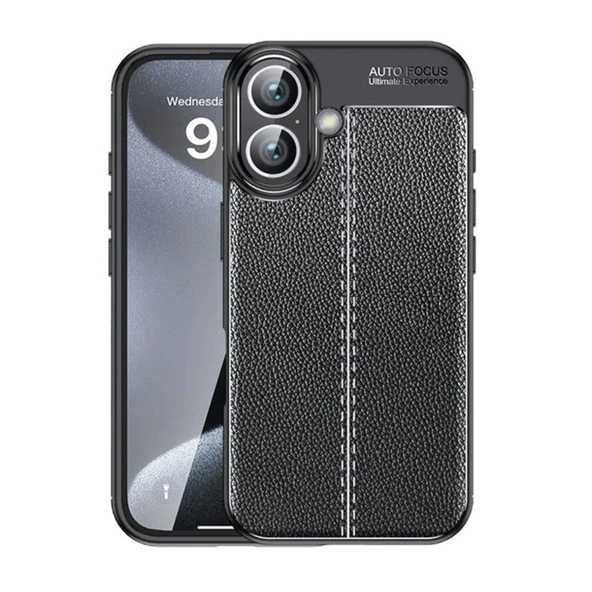 Gpack iPhone 17 uyumlu Kılıf Niss Silikon Deri Görünümlü ürün görseli 1