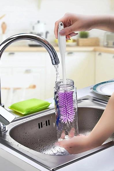 Ar Armese Biberon Şişe Bardak Kavanoz Yıkama Fırçası Kp-139