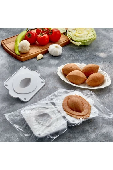 Ar Armese İçli Köfte Kalıbı Kurabiye Kalıbı Pratik Kaliteli Kp-123 - 4