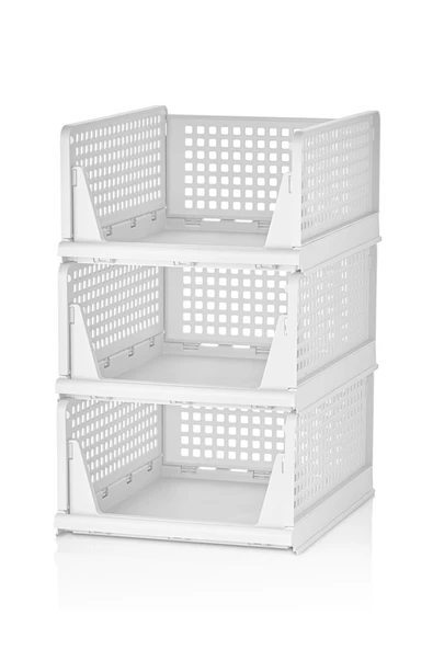 Ar Armese 3 Adet Çok Amaçlı Kayar Raf Dolap Içi Kıyafet Ve Ev Aksesuarı Düzenleyici Hareketli Raf "beyaz" - Resim 5