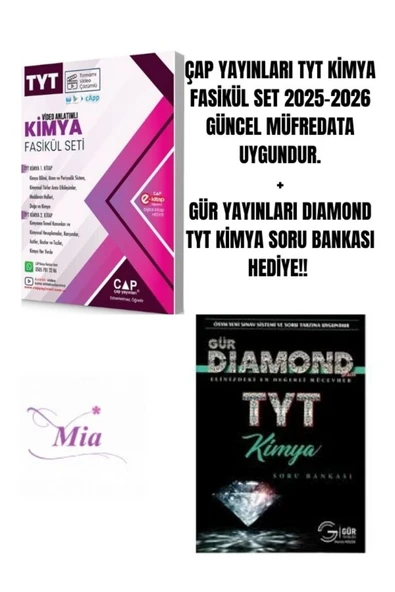 ÇAP YAYINLARI TYT KİMYA FASİKÜL SET HEDİYELİ ürün görseli