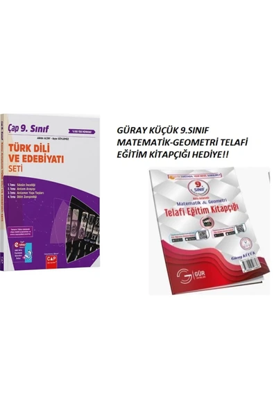 ÇAP 9 TÜRK DİLİ VE EDEBİYATI FASİKÜL SET 2025(TELAFİ EĞİTİM KİTAPÇIĞI HEDİYELİ) ürün görseli