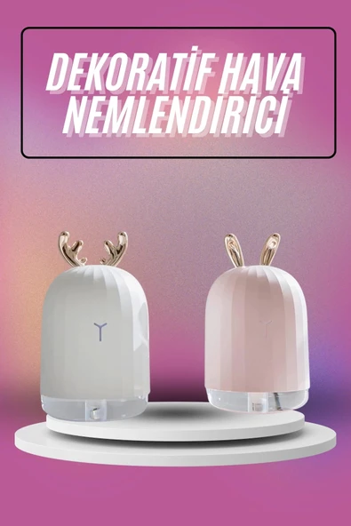 Hava Nemlendirici Ultrasonik Aromaterapi Difüzör Tavşan Nemlendirici ürün görseli 1