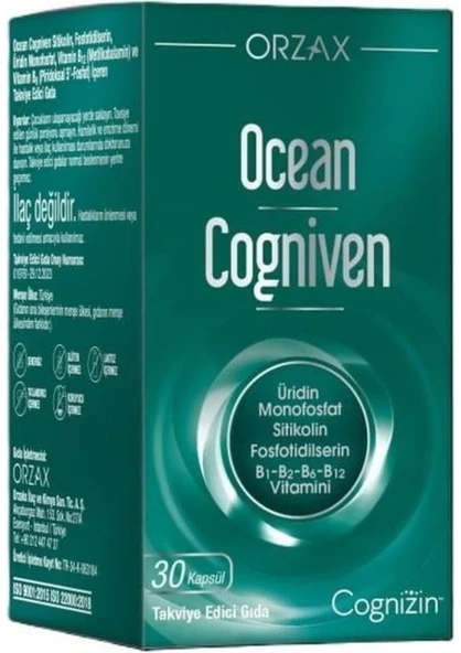 Orzax Ocean Cogniven 30 Kapsül %33 Daha Fazla - 1