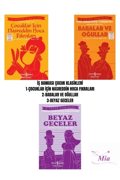 İŞ BANKASI ÇOCUK KLASİKLERİ SETİ 12 ürün görseli